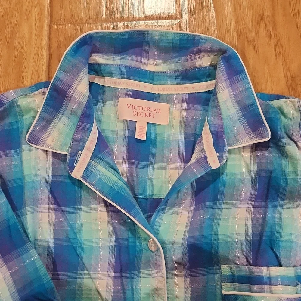 Victorias Secret Flannel Nightshirt - Picture 2 of 2